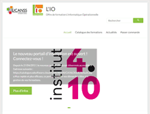 Tablet Screenshot of lio.ucanss.fr